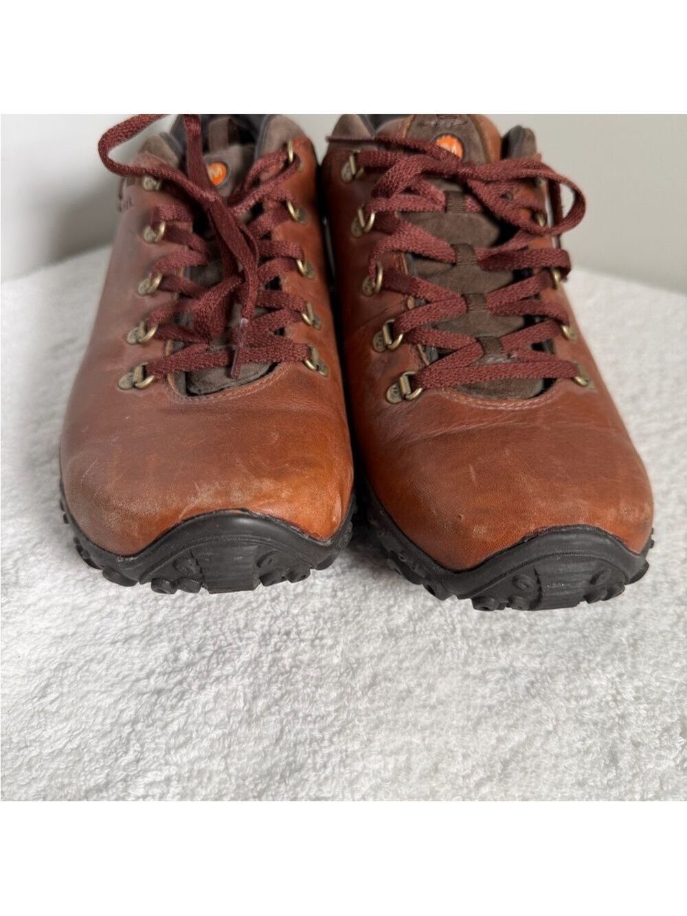 Merrell Women's Brown Leather Hiking Shoes Size 9 - Picture 2 of 7